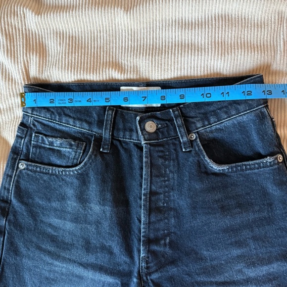 Free People We the Free Stella Skinny Jeans Distressed High Rise Size 25 - Picture 12 of 15